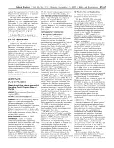 Federal Register / Vol. 60, No[removed]Monday, September 25, [removed]Rules and Regulations[removed]satisfy the requirements set forth in the Clean Air Act Amendments at sections 112(l)(5)(A), (B), and (C). (B) Two letters fr