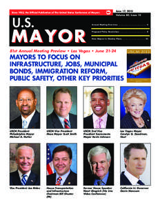 Since 1933, the Official Publication of The United States Conference of Mayors  U.S. M A YOR