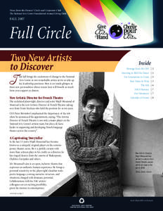 News from the Donors’ Circle and Corporate Club The National Arts Centre Foundation’s Annual Giving Clubs FALL[removed]Full Circle