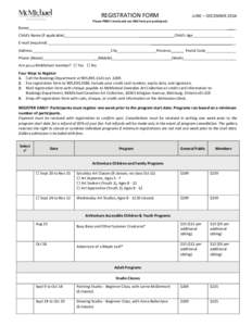 Microsoft Word - Programs Registration Form, July 24, Online.doc