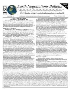 IISD  Earth Negotiations Bulletin UNFF-2