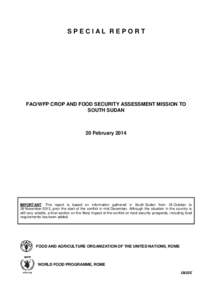 Earth / Tropical agriculture / United Nations Development Group / Economy of Africa / World food price crisis / Food security / Sudan / Sorghum / World Food Programme / Food and drink / Food politics / Agriculture