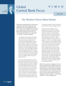 Paul McCulley Global Central Bank Focus March 2007
