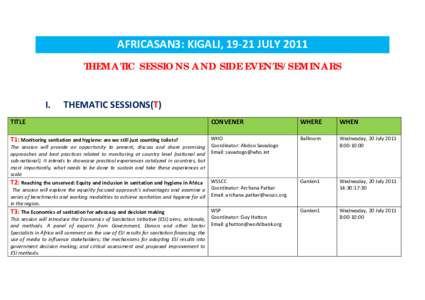 Microsoft Word - AFRICASAN 3 thematic sessions and side events.docx