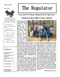 VOLUME V ISSUE 4  The Regulator MAY 9,2014