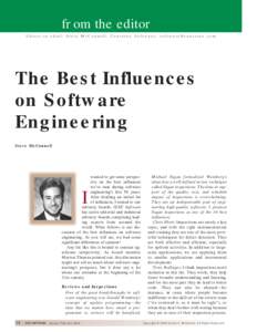 Software development process / Barry Boehm / Capability Maturity Model / COBOL / Software quality / Software design / Software development methodology / Software engineer / IEEE Software / Computing / Software development / Software engineering