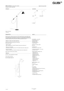 BESTLITE BL4 // FLOOR LAMP, EU MODEL  BESTLITE COLLECTION Designed by Robert Dudley Best