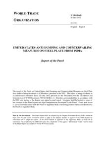 UNITED STATES - ANTI-DUMPING AND COUNTERVAILING