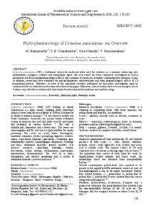 Available online at www.ijpsdr.com International Journal of Pharmaceutical Sciences and Drug Research 2010; 2(3): [removed]