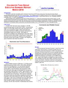 Salvelinus / Aquaculture / Oncorhynchus / Rainbow trout / Lake Erie / Trout / Brown trout / Lake Huron / Lake trout / Fish / Canada–United States border / Great Lakes Waterway