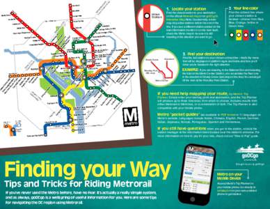 2. Your line color  1. Locate your station Union Station