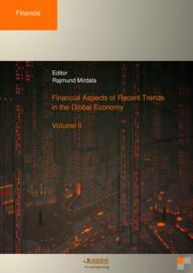 Financia  Editor Rajmund Mirdala  Financial Aspects of Recent Trends