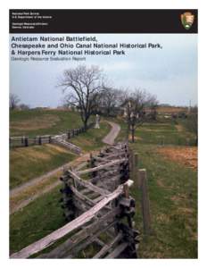 National Park Service U.S. Department of the Interior Geologic Resources Division Denver, Colorado  Antietam National Battlefield,