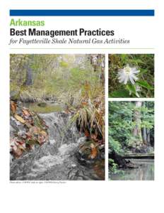 Arkansas Best Management Practices for Fayetteville Shale Natural Gas Activities Photo above: USFWS, both at right: USFWS/Garry Tucker