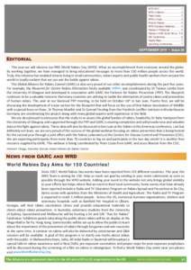 WRD 2011.................................. 1 WRD in Mexico........................... 2 Peter Costa................................ 2 WRD in India.............................. 3 Ride for Rabies..........................