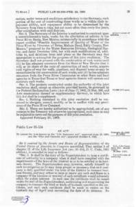 72 S T A T . ]  PUBLIC LAW 85-334r-FEa 22, 1958 section, under terms and conditions satisfactory to the Secretary, such portion of the cost of constructing those works as is within their reayment ability, said repayment 