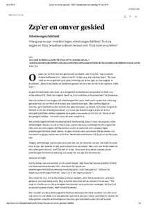20­5­2015  Zzp’er en omver geskied ­ NRC Handelsblad van zaterdag 16 mei www.nrc.nl) (http://www.nrc.nl/)