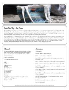 Lula Louise Projects Felted Beach Bag — Free Pattern The mottled oceanic colors are created by crocheting with one strand of blue or green and one strand of cream yarn held together and then felting. The top band and s