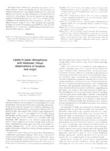 We thank Fraser Shilling for assistance in analyses of biomass, Richard Rivkin for information on the abundance of natural food particles, Pam Blades-Eckelbarger for help with electron microscopy, and Donal Manahan and V