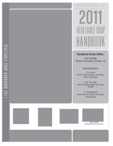 SOUTHEASTERN U.S[removed]VEGETABLE CROP  VEGETABLE CROP HANDBOOK 2011