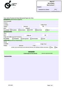 REGISTO N.º DATA DE REGISTO PAGO PELA GUIA N.º Despacho PRESIDENTE DA CÂMARA _______________________________