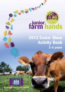 2012 Easter Show Activity Book 2-6 years Farmers, Food and Fibre