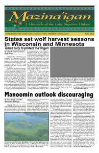 FALL[removed]PAGE 1 MAZINA’IGAN Published by the Great Lakes Indian Fish & Wildlife Commission