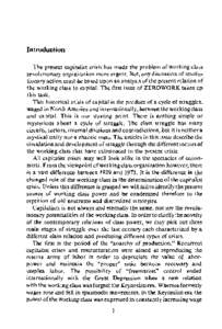 Introduction The present capitalist crisis has made the problem of working class revolutionary organization more urgent. But, any discussion of revolu­ tionary action must be based upon an analysis of the present relati