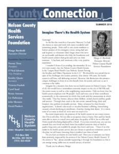 CountyConnection Nelson County Health Services Foundation Margo Burthold