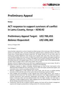 Africa / Geography of Kenya / Forced migration / Internally displaced person / Persecution / Lamu / Mpeketoni / Lamu District / Lamu Archipelago / Geography of Africa