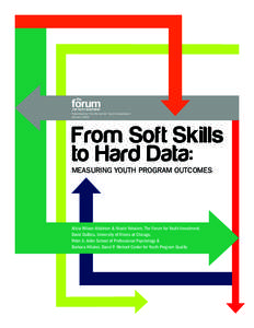 Published by The Forum for Youth Investment January 2014 From Soft Skills to Hard Data: MEASURING YOUTH PROGRAM OUTCOMES