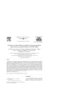 Fusion Engineering and Design–62  Exploratory studies of flowing liquid metal divertor options for fusion-relevant magnetic fields in the MTOR facility A.Y. Yinga,∗ , M.A. Abdoua , N. Morleya , T. Sketch