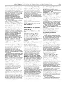 Federal Register / Vol. 74, No[removed]Monday, March 9, [removed]Proposed Rules  pwalker on PROD1PC71 with PROPOSALS2 sharing of a SAR or, more broadly, any information that would reveal the