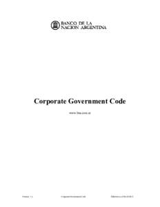 Corporate Government Code  -Contents1. GENERAL CONCEPTS 1.1. Scope 1.2. Corporate Government Code[removed]Legal System