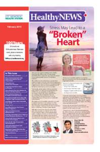 Stress May Lead to a  February 2015 “Broken” Heart