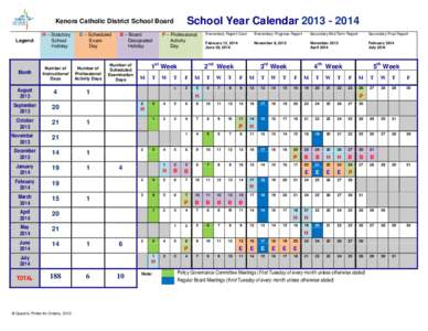 Microsoft Word - School Year Calendar - Final