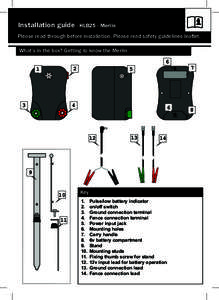 Installation guide - HLB25 - Merlin Please read through before installation. Please read safety guidelines leaflet. What’s in the box? Getting to know the Merlin 2  1