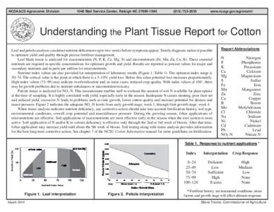 NCDA&CS Agronomic Division[removed]Mail Service Center, Raleigh NC[removed][removed]