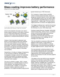 Glass coating improves battery performance