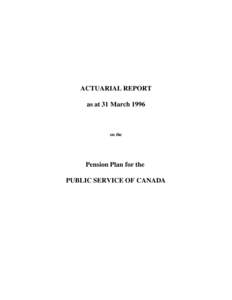 Pension Plan for the Public Service of Canada