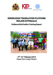 KTPMalawi SCM CoP Report Final