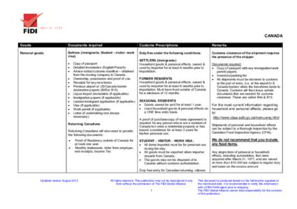 Political geography / Customs duties / Customs / International law / Canada Border Services Agency / Customs services / Duty-free shop / Import / Business / International trade / International relations