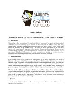 ASSOCIATION OF ALBERTA PUBLIC CHARTER SCHOOLS