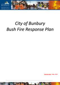 Bunbury Bush Fire Response Plan