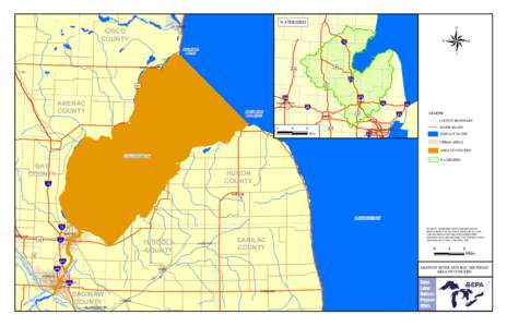 WATERSHED  AU SABLE IOSCO COUNTY