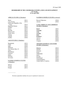 WHO regions / World Health Organization / Visa policy of Morocco