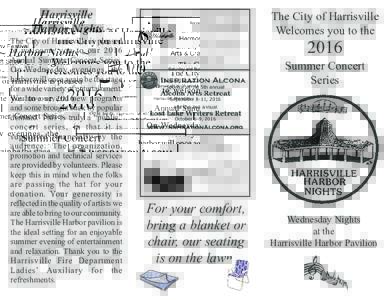 Harrisville ~ Harbor Nights ~ The City of Harrisville Welcomes you to the