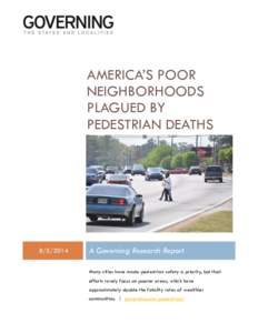 AMERICA’S POOR NEIGHBORHOODS PLAGUED BY PEDESTRIAN DEATHS[removed]