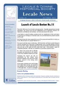 Lecale & Downe Historical Society Lecale News I S S U E