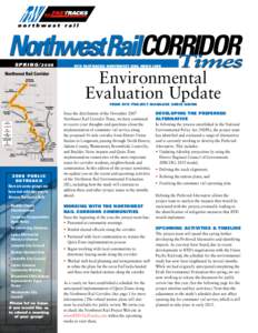 NorthwestRailCORRIDOR Times spring/2008 RTD FASTRACKS NORTHWEST RAIL NEWS LINK